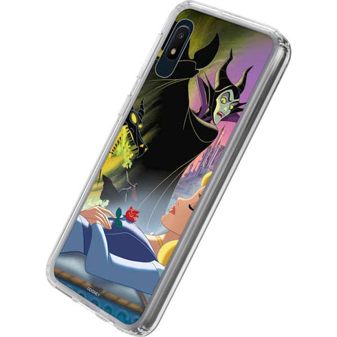 Disney Villains Sleeping Beauty and Maleficent Art Galaxy A10e Clear Case