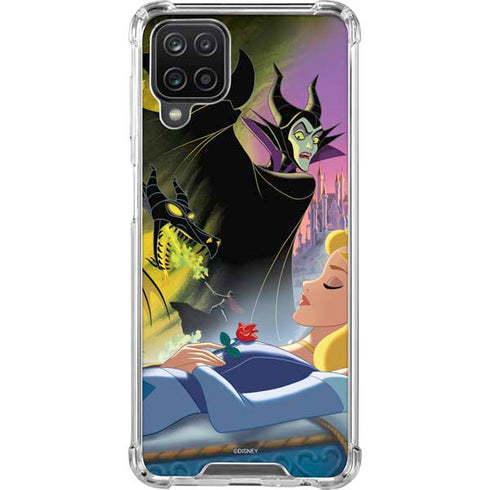 Disney Villains Sleeping Beauty and Maleficent Art Galaxy A12 Clear Case