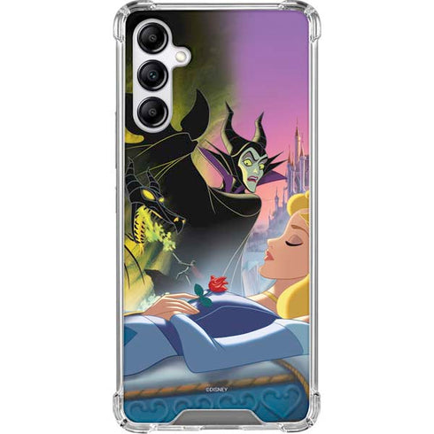 Disney Villains Sleeping Beauty and Maleficent Art Galaxy A15 5G Clear Case