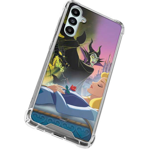 Disney Villains Sleeping Beauty and Maleficent Art Galaxy A15 5G Clear Case