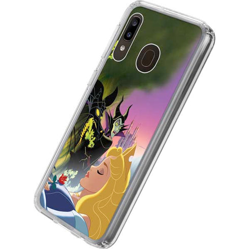 Disney Villains Sleeping Beauty and Maleficent Art Galaxy A20 Clear Case