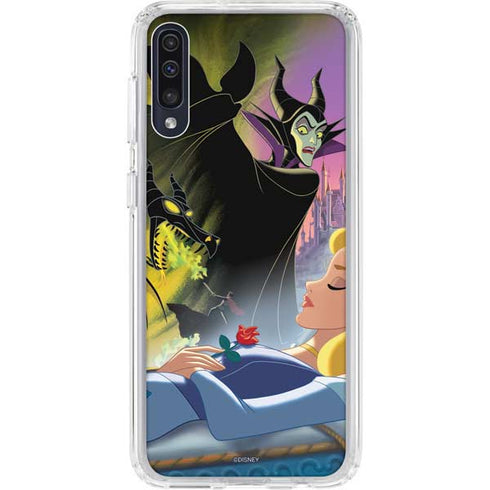 Disney Villains Sleeping Beauty and Maleficent Art Galaxy A50 Clear Case
