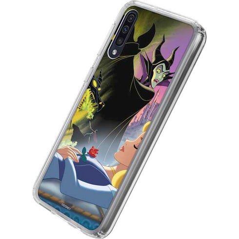 Disney Villains Sleeping Beauty and Maleficent Art Galaxy A50 Clear Case
