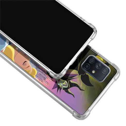 Disney Villains Sleeping Beauty and Maleficent Art Galaxy A51 5G Clear Case