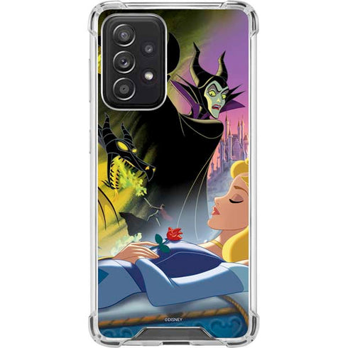 Disney Villains Sleeping Beauty and Maleficent Art Galaxy A52 5G Clear Case