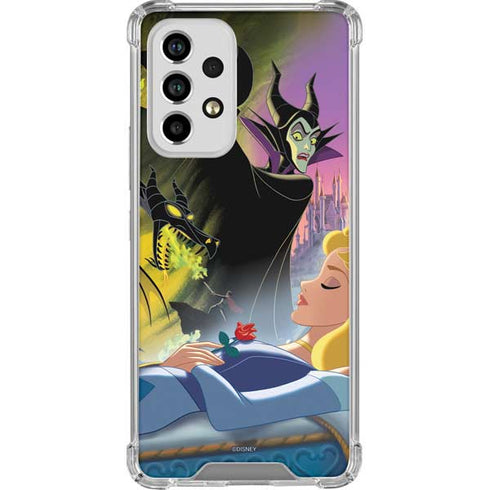 Disney Villains Sleeping Beauty and Maleficent Art Galaxy A53 5G Clear Case