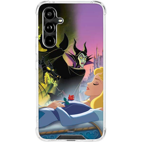 Disney Villains Sleeping Beauty and Maleficent Art Galaxy A54 5G Clear Case
