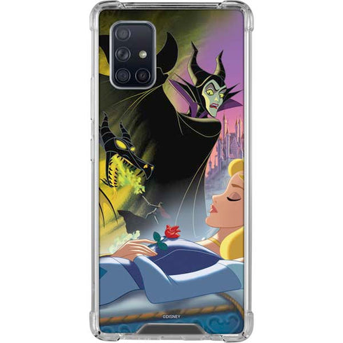 Disney Villains Sleeping Beauty and Maleficent Art Galaxy A71 5G Clear Case