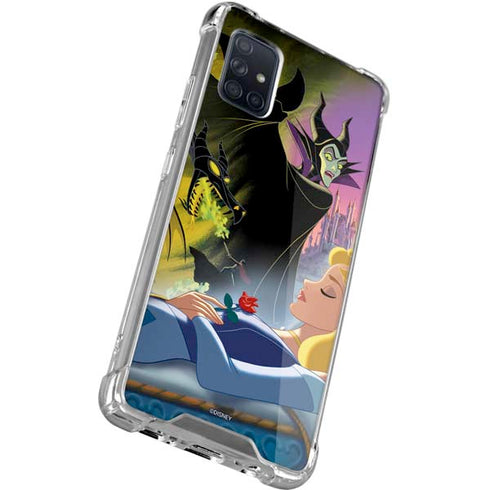Disney Villains Sleeping Beauty and Maleficent Art Galaxy A71 5G Clear Case
