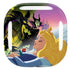 Disney Villains Sleeping Beauty and Maleficent Art Galaxy Buds Pro Skin