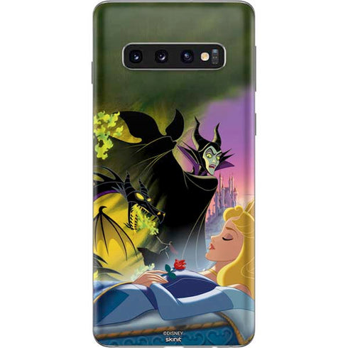 Disney Villains Sleeping Beauty and Maleficent Art Galaxy S10 Skin