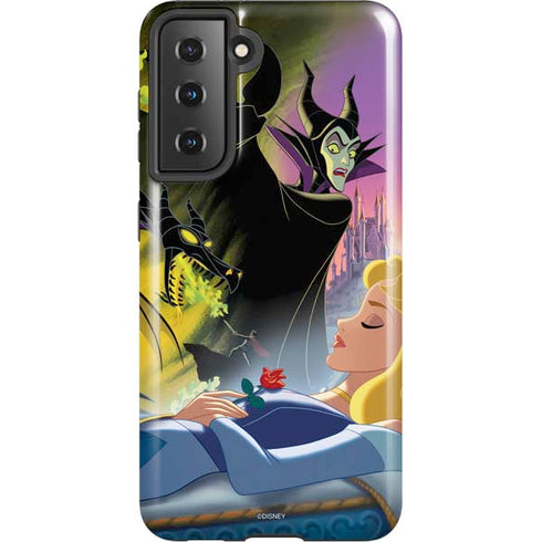 Disney Villains Sleeping Beauty and Maleficent Art Galaxy S21 5G Pro Case