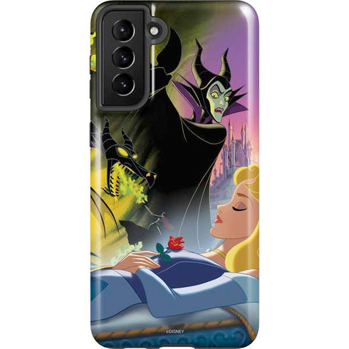 Disney Villains Sleeping Beauty and Maleficent Art Galaxy S21 FE Pro Case