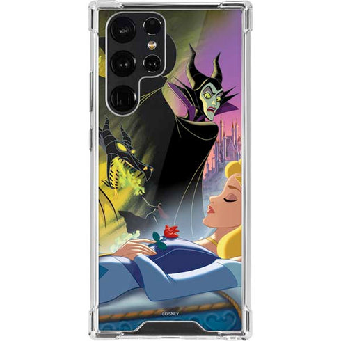 Disney Villains Sleeping Beauty and Maleficent Art Galaxy S22 Ultra Clear Case