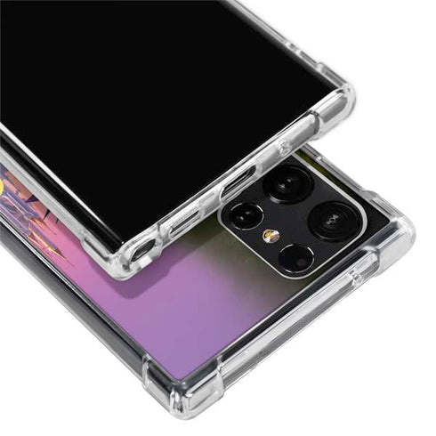 Disney Villains Sleeping Beauty and Maleficent Art Galaxy S24 Ultra Clear Case