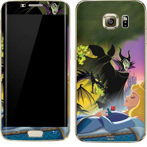 Disney Villains Sleeping Beauty and Maleficent Art Galaxy S7 Edge Skin
