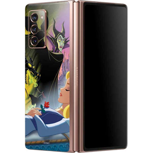 Disney Villains Sleeping Beauty and Maleficent Art Galaxy Z Fold2 5G Skin