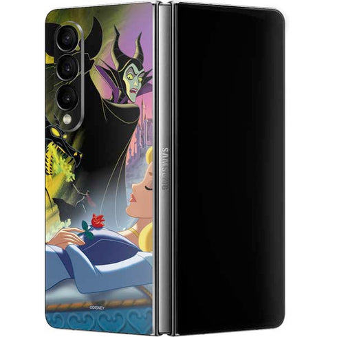 Disney Villains Sleeping Beauty and Maleficent Art Galaxy Z Fold4 5G Skin