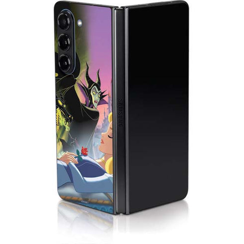 Disney Villains Sleeping Beauty and Maleficent Art Galaxy Z Fold5 5G Skin