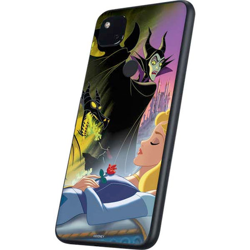 Disney Villains Sleeping Beauty and Maleficent Art Google Pixel 4a Skin