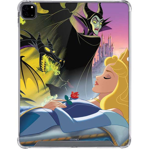 Disney Villains Sleeping Beauty and Maleficent Art iPad Pro 12.9in (2020) Clear Case