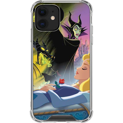 Disney Villains Sleeping Beauty and Maleficent Art iPhone 12 Clear Case