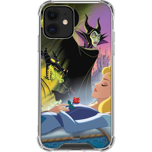 Disney Villains Sleeping Beauty and Maleficent Art iPhone 12 Mini Clear Case