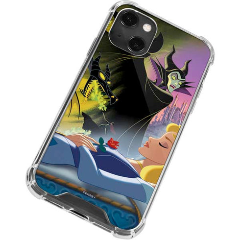 Disney Villains Sleeping Beauty and Maleficent Art iPhone 13 Mini Clear Case