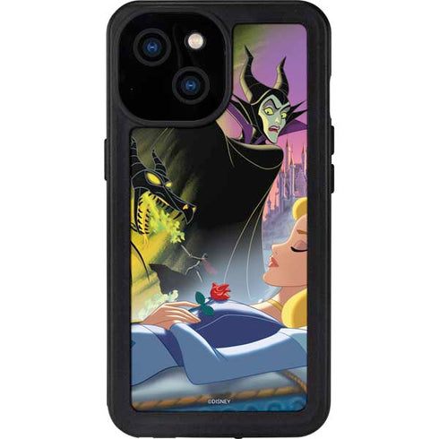 Disney Villains Sleeping Beauty and Maleficent Art iPhone 13 Mini Waterproof Case