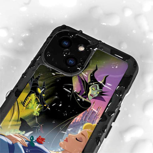 Disney Villains Sleeping Beauty and Maleficent Art iPhone 13 Mini Waterproof Case