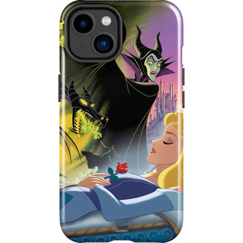 Disney Villains Sleeping Beauty and Maleficent Art iPhone 15 Plus Impact Case
