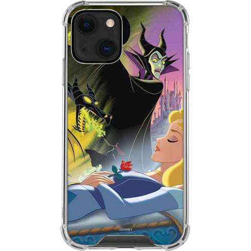Disney Villains Sleeping Beauty and Maleficent Art iPhone 14 Plus Clear Case