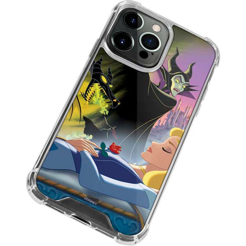 Disney Villains Sleeping Beauty and Maleficent Art iPhone 15 Pro Clear Case