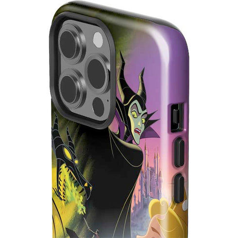 Disney Villains Sleeping Beauty and Maleficent Art iPhone 14 Pro Impact Case