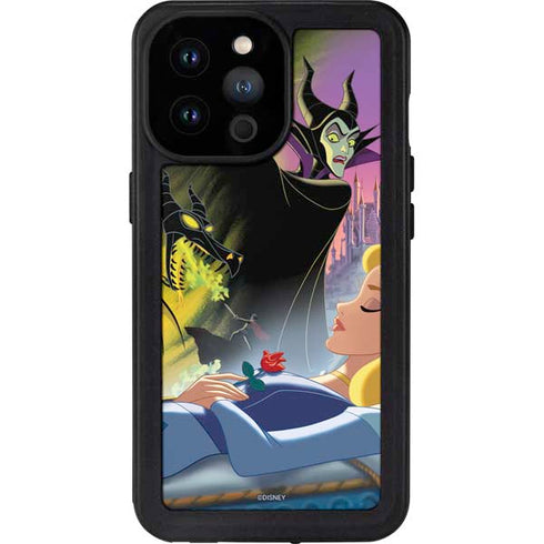 Disney Villains Sleeping Beauty and Maleficent Art iPhone 14 Pro Max Waterproof Case