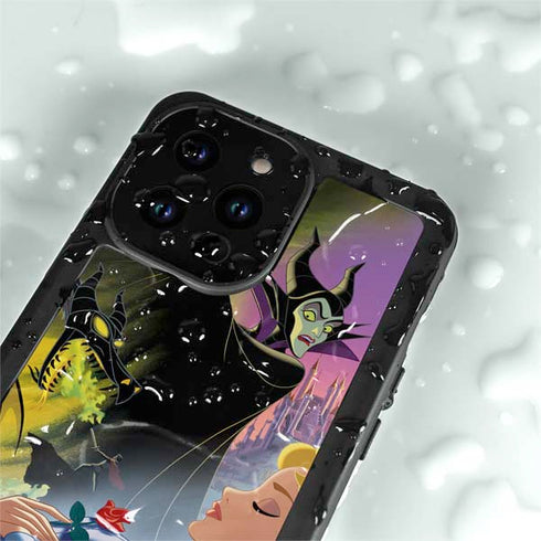 Disney Villains Sleeping Beauty and Maleficent Art iPhone 14 Pro Waterproof Case