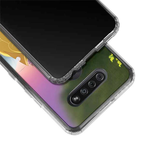 Disney Villains Sleeping Beauty and Maleficent Art LG K51/Q51 Clear Case