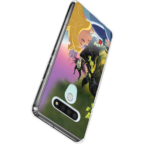 Disney Villains Sleeping Beauty and Maleficent Art LG Stylo 6 Clear Case