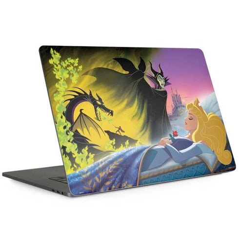 Disney Villains Sleeping Beauty and Maleficent Art Apple MacBook Pro 15-inch Skin