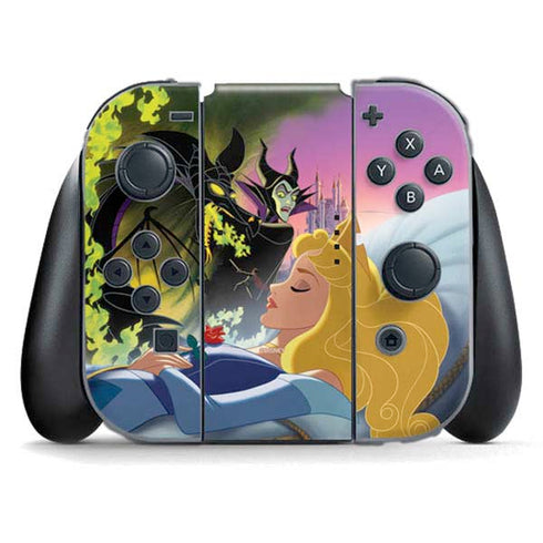 Disney Villains Sleeping Beauty and Maleficent Art Nintendo Switch (2017-2021) Joy-Con Controller Skin