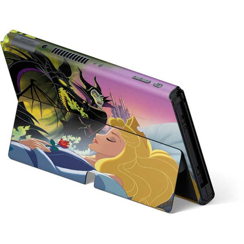 Disney Villains Sleeping Beauty and Maleficent Art Nintendo Switch OLED (2021) Skin