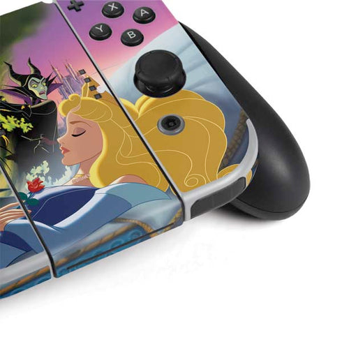 Disney Villains Sleeping Beauty and Maleficent Art Nintendo Switch OLED (2021) Skin