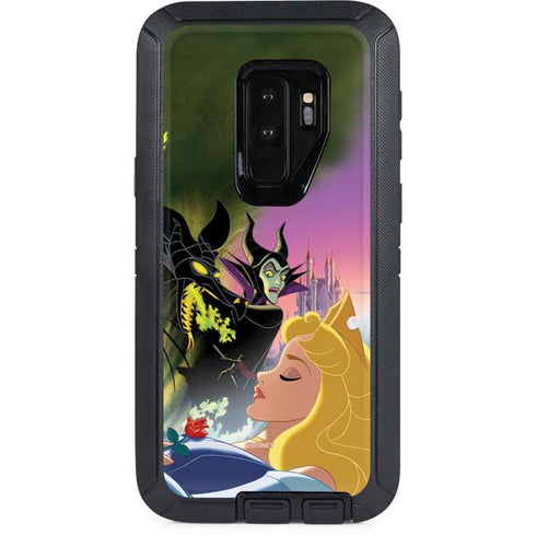 Disney Villains Sleeping Beauty and Maleficent Art Otterbox Defender Galaxy Skin