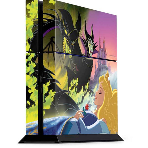 Disney Villains Sleeping Beauty and Maleficent Art PS4 Console Skin
