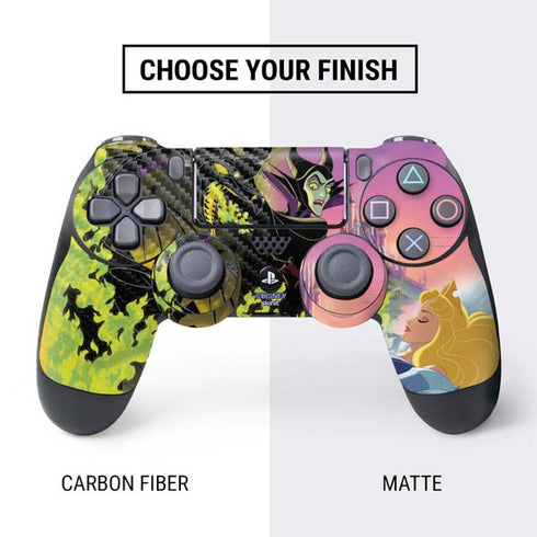 Disney Villains Sleeping Beauty and Maleficent Art PS4 Controller Skin