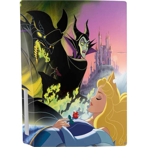 Disney Villains Sleeping Beauty and Maleficent Art PS5 Console Skin
