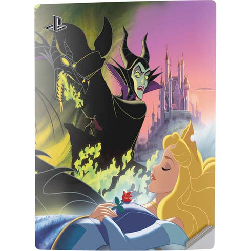 Disney Villains Sleeping Beauty and Maleficent Art PS5 Digital Edition Console Skin