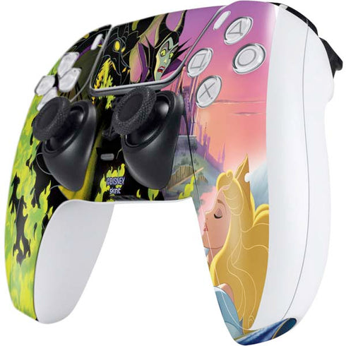 Disney Villains Sleeping Beauty and Maleficent Art PS5 Controller Skin