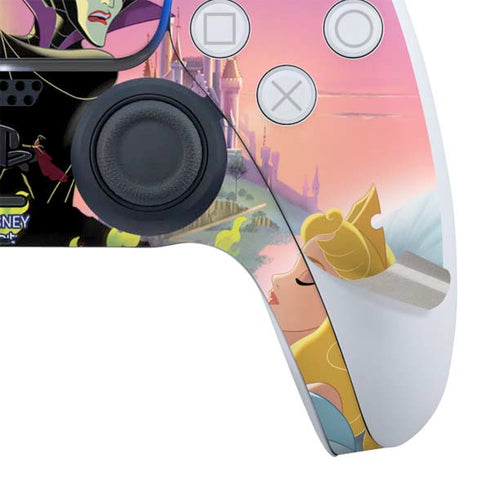 Disney Villains Sleeping Beauty and Maleficent Art PS5 Slim Digital Edition Bundle Skin