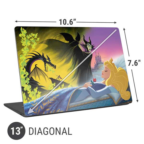 Disney Villains Sleeping Beauty and Maleficent Art Universal Laptop 13in (10.6 x 7.6in) Skin
